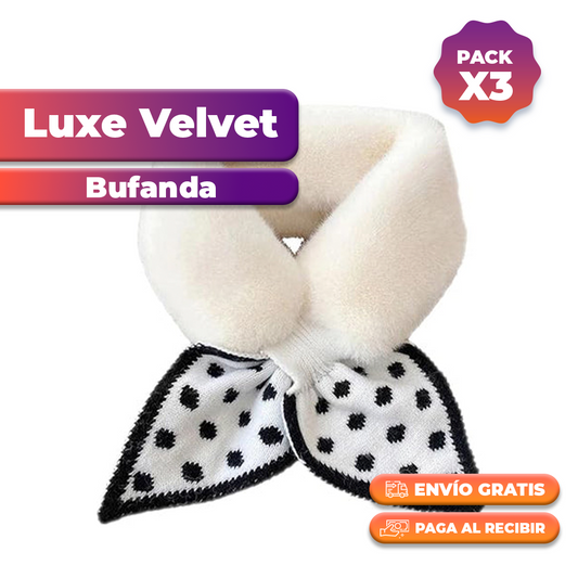 BUFANDA- Luxe VelvetX3