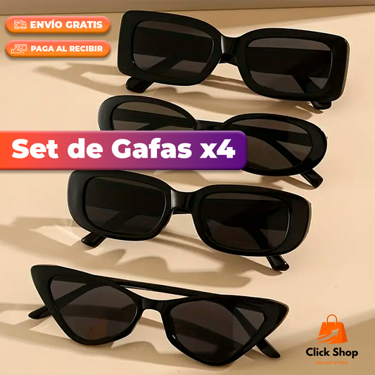 SET 4X1 EN GAFAS