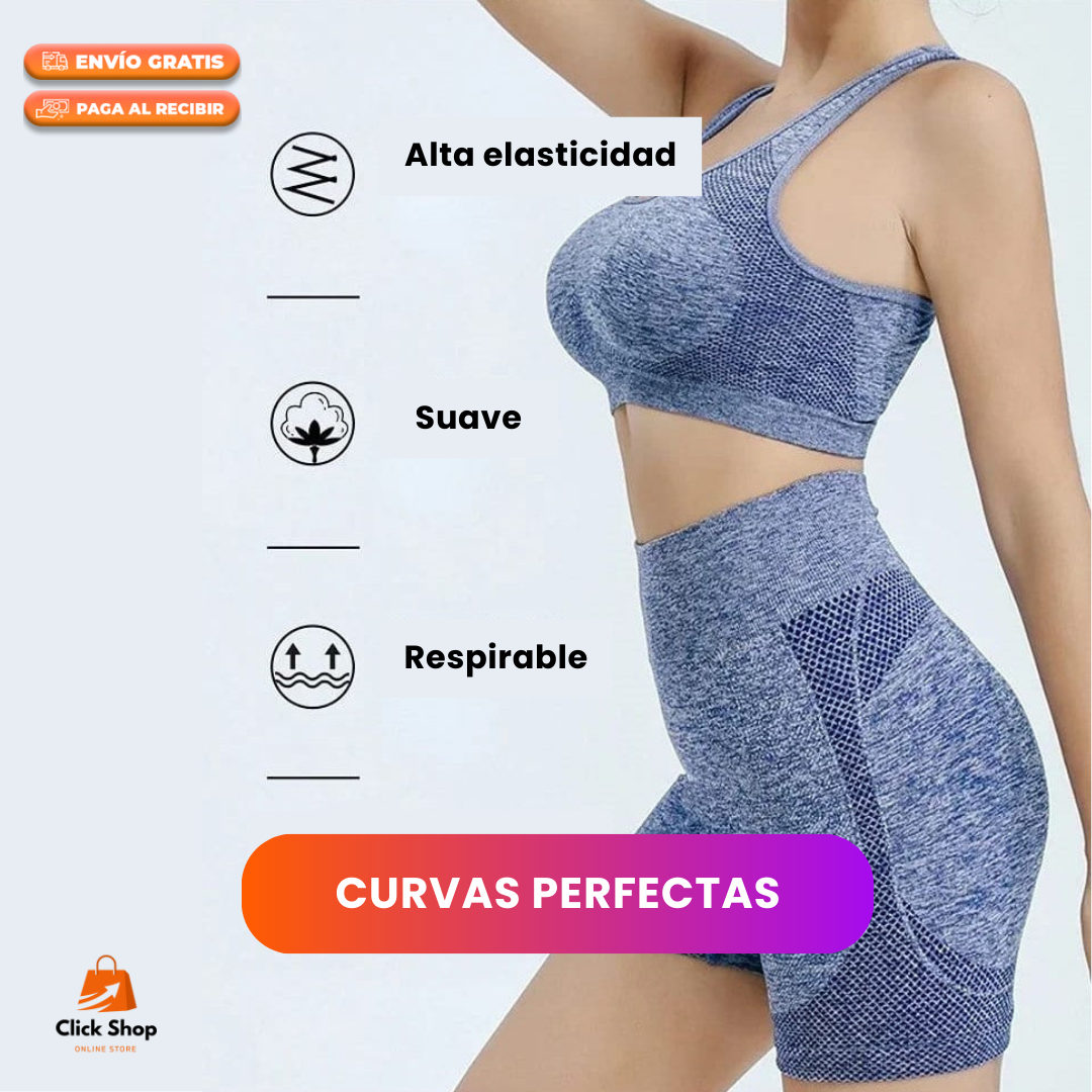 ACTIVE CURVE™ - Short Push-up y Top