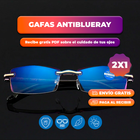 GAFAS ANTIBLUERAY 2X1 + ESTUCHE GRATIS