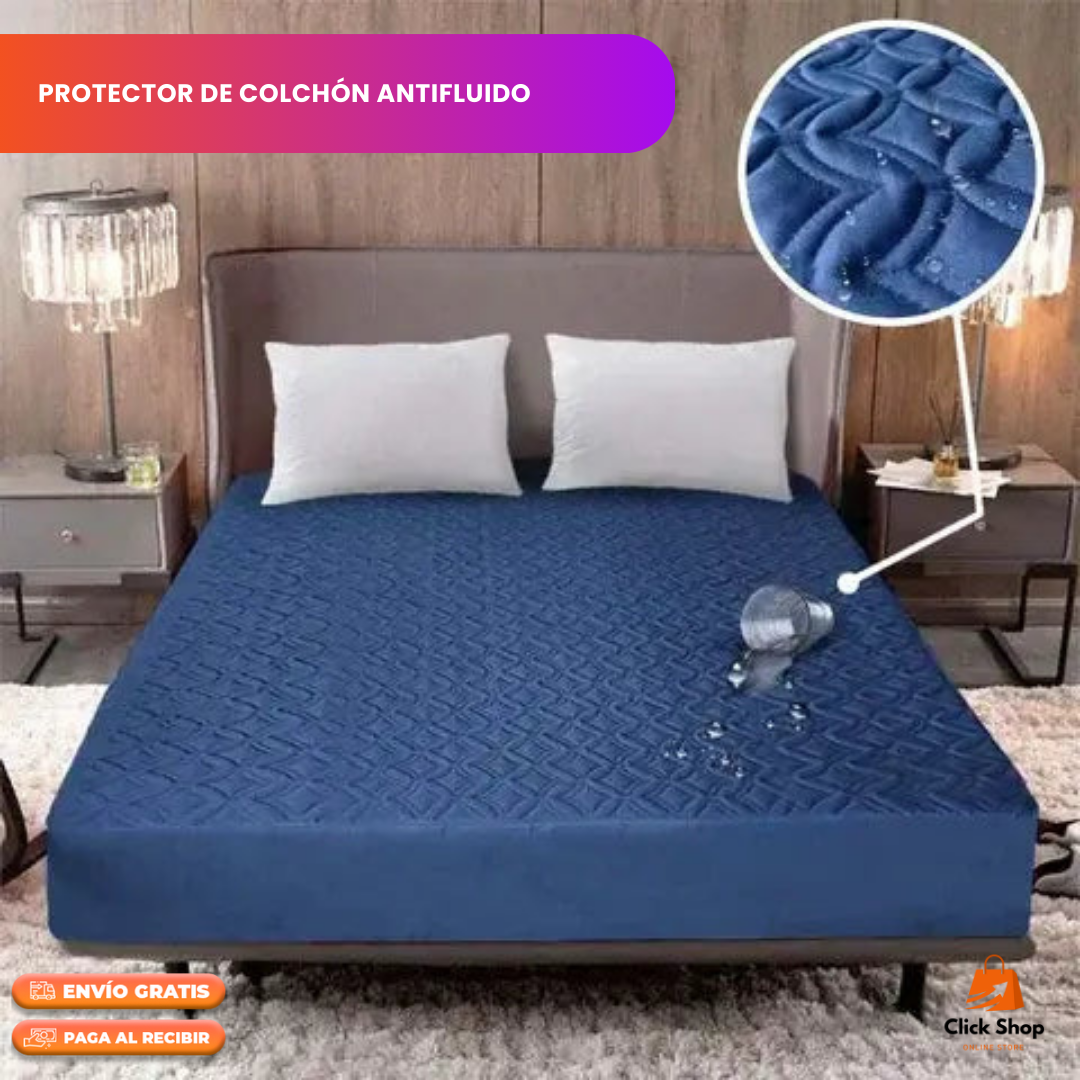 PURESLEEP - Protector Colchón Antifluido Acolchado