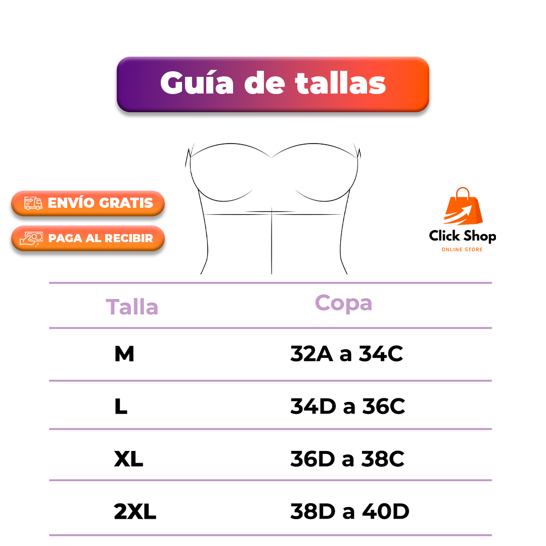 DÍA DE LA MADRE SUJETADOR CONFORT 5D x3 + ARETES GRATIS