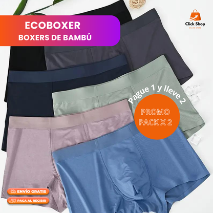 ECOBOXER - Boxers de Bambú PAGA 1 Y LLEVA 2