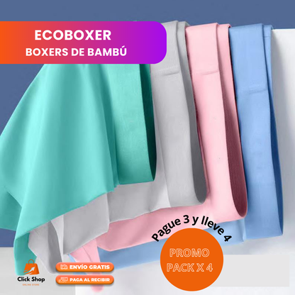 ECOBOXER - Boxers de Bambú PAGA 3 Y LLEVA 4