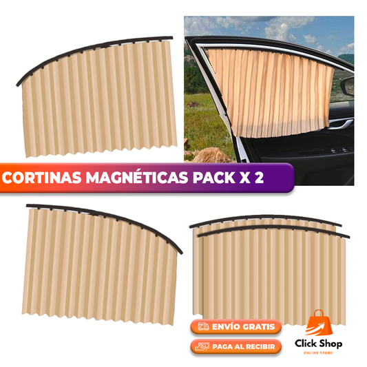 SUNSHIELD CORTINAS MAGNÉTICAS PACK X 2