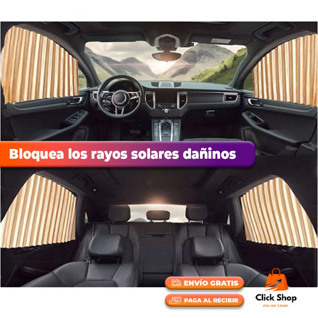 SUNSHIELD CORTINAS MAGNÉTICAS PACK X 2