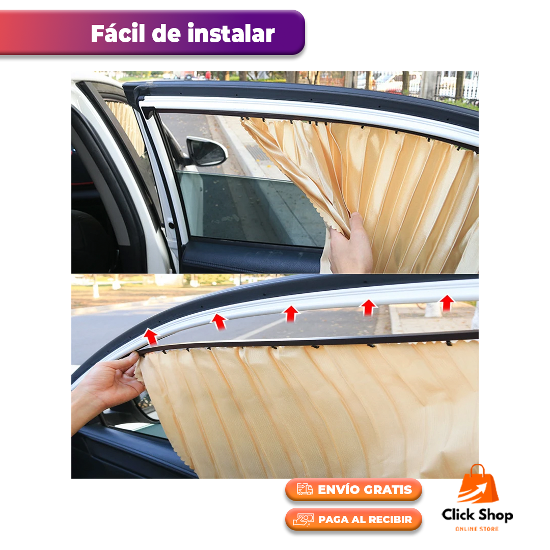 SUNSHIELD CORTINAS MAGNÉTICAS PACK X 2