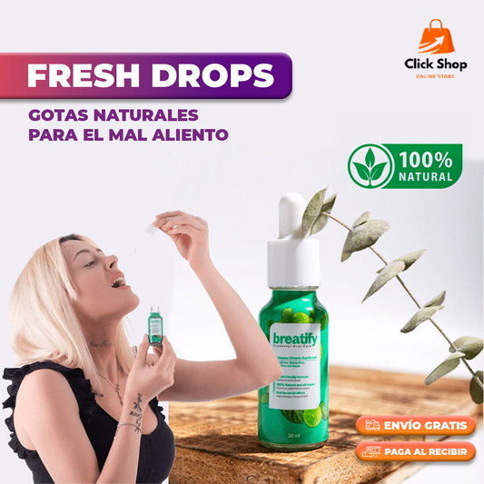 FRESH DROPS - GOTAS NATURALES PARA EL MAL ALIENTO