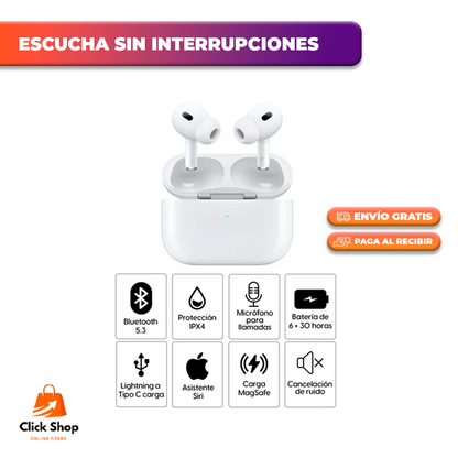 AIRPODS Pro 2da Generación - SERIE DE LUJO