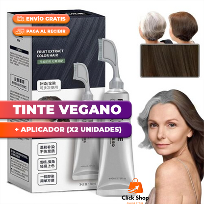 TINTE VEGANO + APLICADOR (COMPRA 1 Y PAGA 2 UNIDADES)